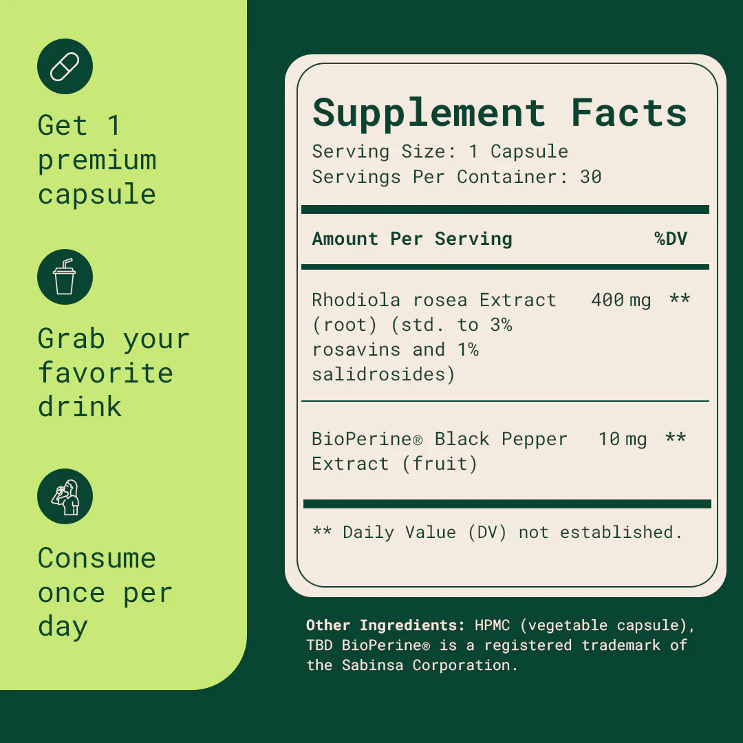 Basewell® Rhodiola Rosea [400mg]