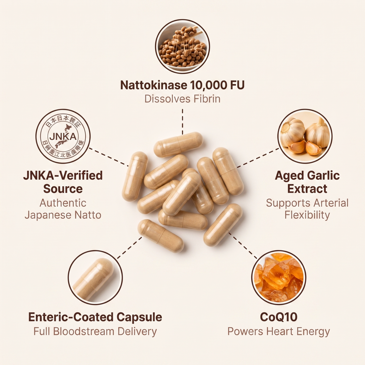 Basewell® Enteric-Coated Nattokinase 10,000 FU